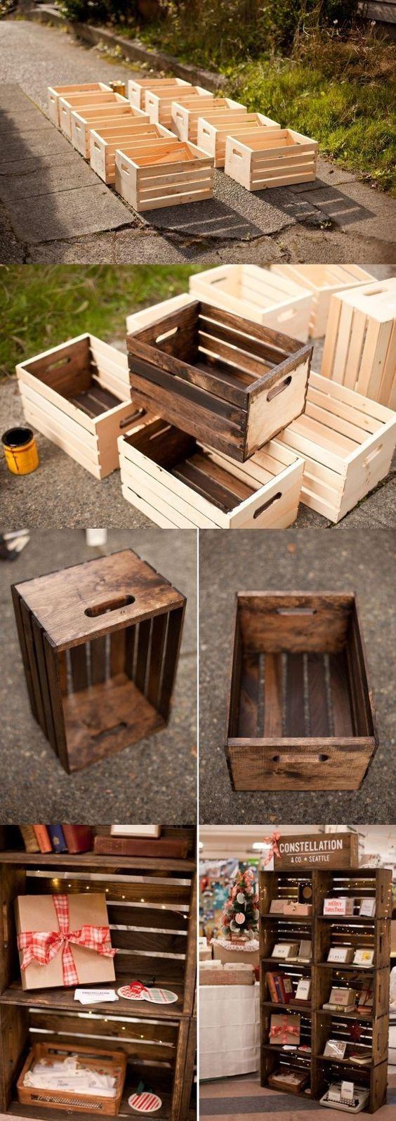Crate Bookshelf_DIY bookshelf ideas